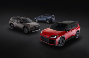 2026 Toyota RAV4 front view showing bold new design and LED lights