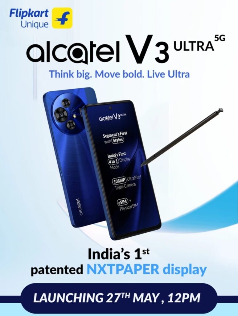 Alcatel V3 Series 5G with NXTPAPER display”