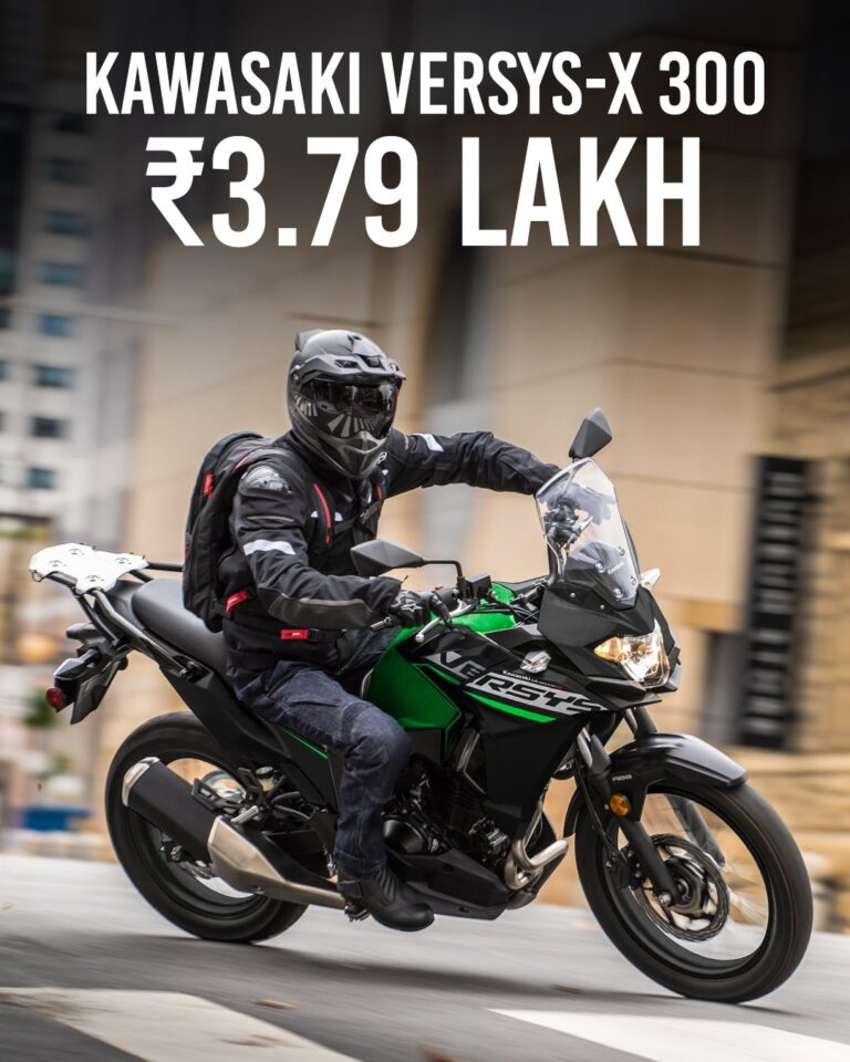 Kawasaki Versys-X 300 India launch in Candy Lime Green with adventure touring features