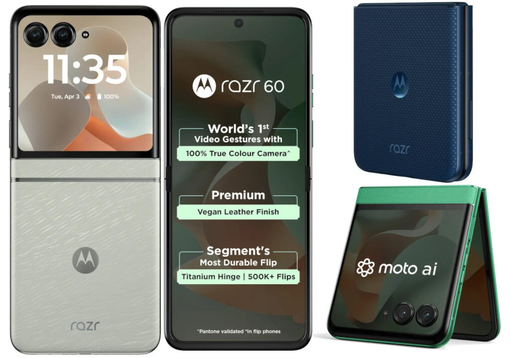 Motorola Razr 60 with foldable OLED display and gesture camera – India launch 2025