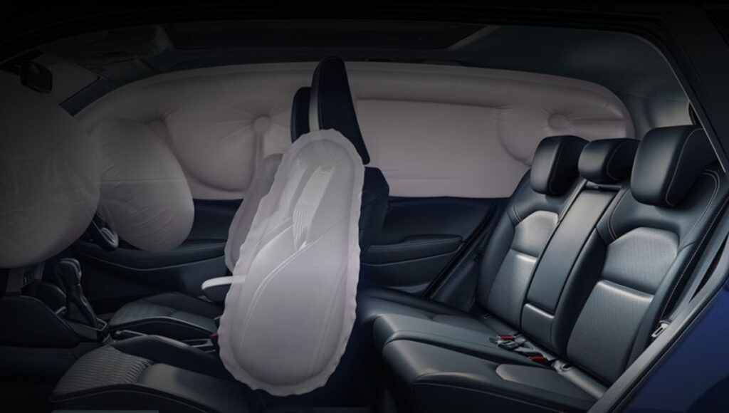 2025 Maruti Grand Vitara S-CNG equipped with 6 airbags and electronic stability program