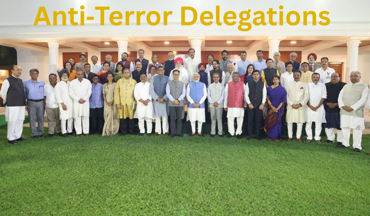 PM Modi anti‑terror delegations meet in New Delhi