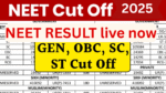 Students checking NEET UG Result 2025 online on official NTA website
