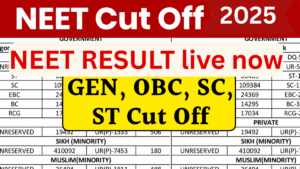 Students checking NEET UG Result 2025 online on official NTA website