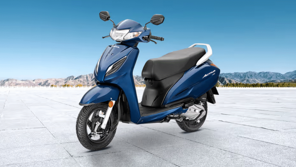 Honda Activa 2025 engine and performance highlights infographic