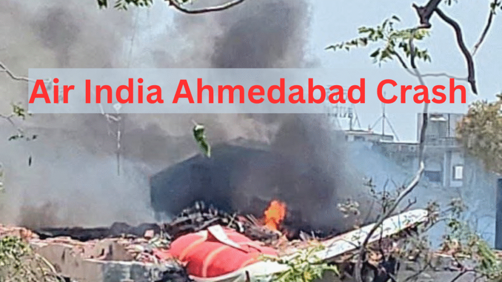 Debris of Air India Dreamliner after Ahmedabad Plane Crash