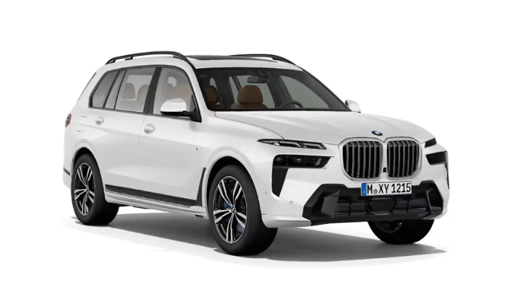 bmw x7 on road in India highlighting performance and road presence