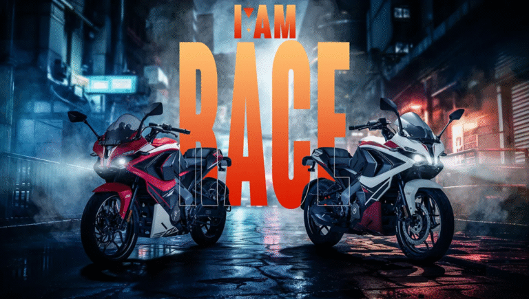 Bajaj Pulsar RS 200 sports bike with stylish design and aggressive features