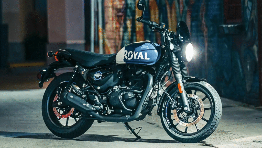 Royal Enfield Hunter 350 2025 model with LED headlamp