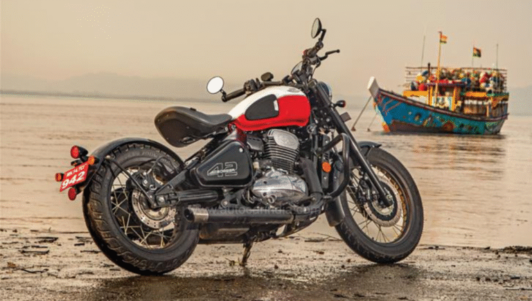 jawa 42 bobber on road price