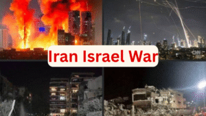 Tel Aviv skyline hit by Iranian missiles amid escalating Iran Israel war