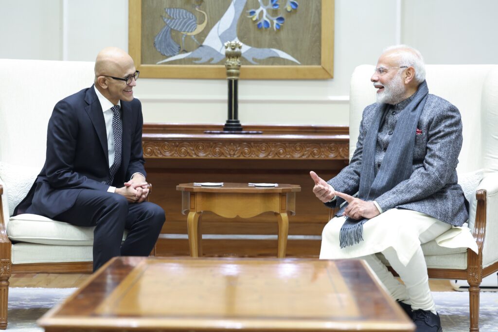 Satya Nadella sharing tech advice on mastering fundamentals in the AI era