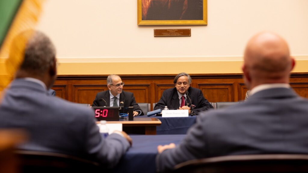 Shashi Tharoor US Visit– speaks on India’s united front against terror