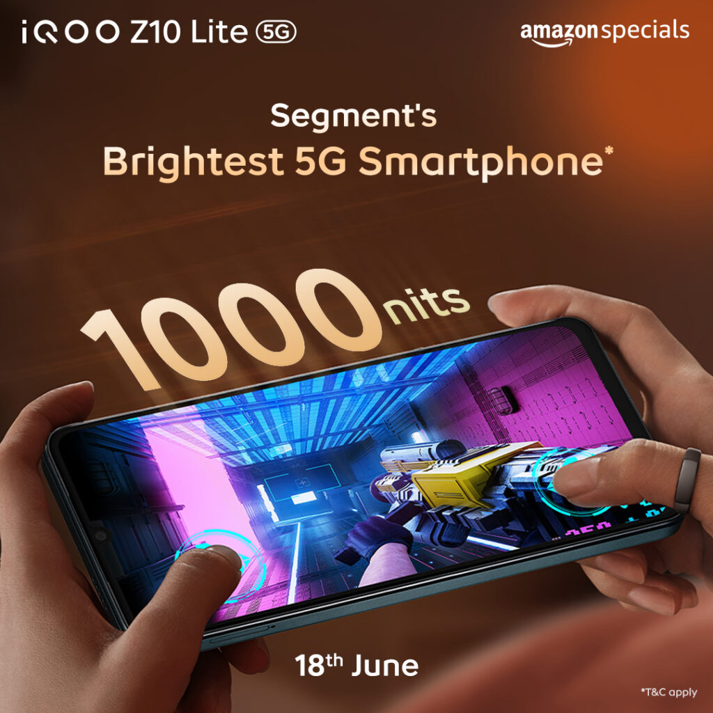 iQOO Z10 Lite 5G Launching June 18 — 6000mAh | 120Hz | Android 15
