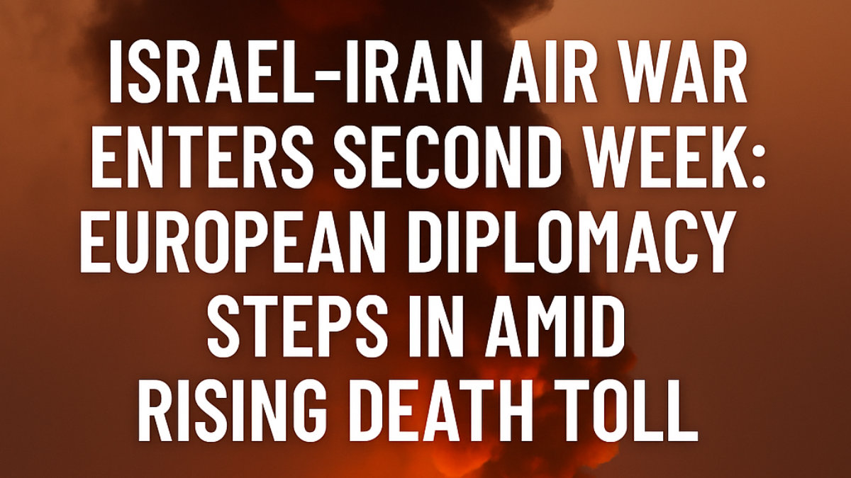 Aftermath of missile strike in Iran during Israel-Iran Air War