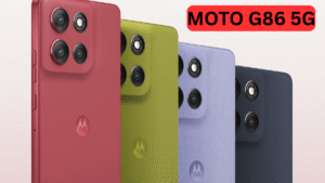 Moto G86 Power Android 15 interface and MediaTek Dimensity 7300 chipset