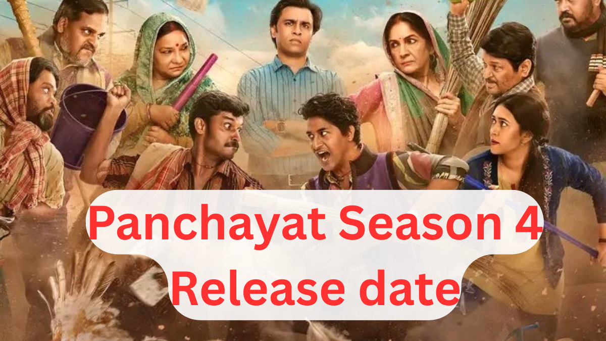 Panchayat Season 4 Release date poster with June 24 release date | Panchayat 4 cast Jitendra Kumar, Neena Gupta, Sanvikaa