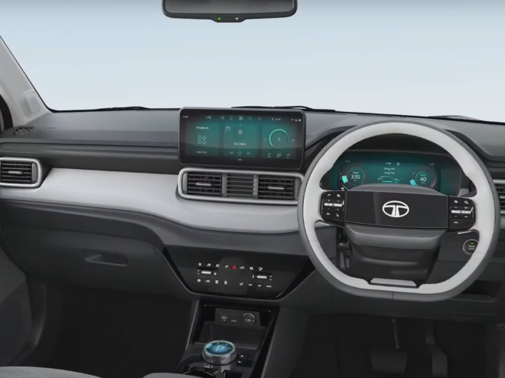 Tata Punch EV facelift 2025 interior and exterior upgrades spied
