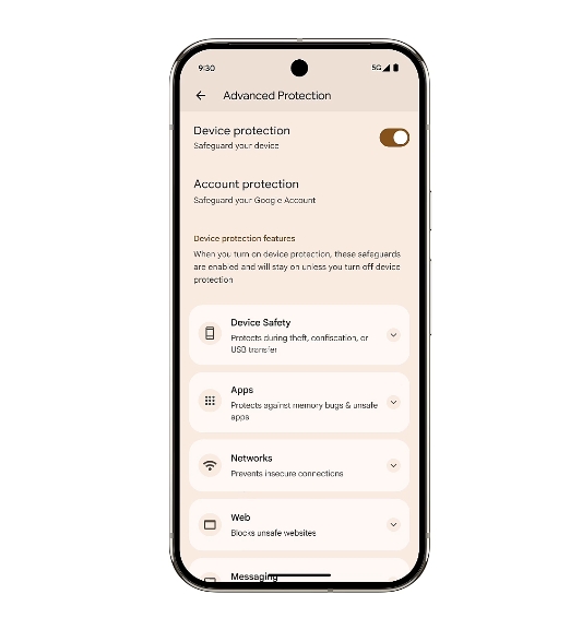 Android 16 Stable Update brings Advanced Protection for better privacy and data security