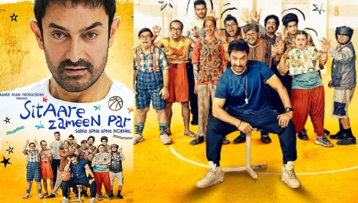 Aamir Khan with children in Sitaare Zameen Par movie still