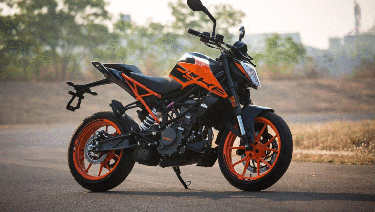 KTM 200 Duke top speed test on highway