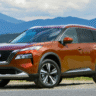 Safety features of Nissan X-Trail highlighted with airbags and 360-degree camera