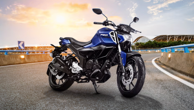 Yamaha FZS FI V4 deluxe variant with LED indicators
