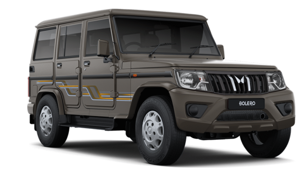 Mahindra Bolero 2025 front view showcasing rugged design
