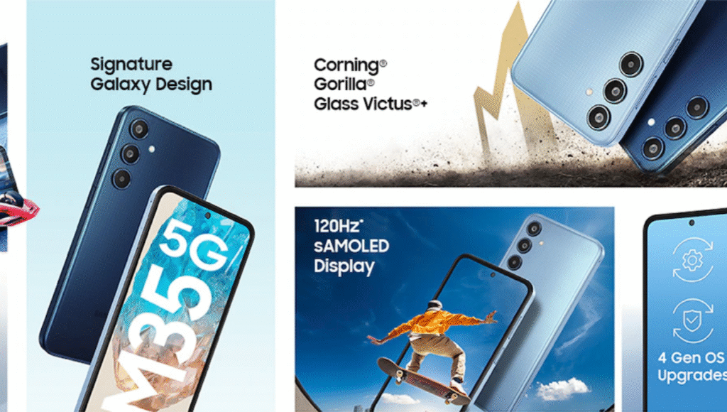 Samsung Galaxy M35 5G with 50MP Camera and Super AMOLED Display